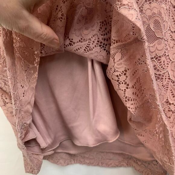 New Speechless Rose Lace A-line Dress Size Large - Picture 7 of 11